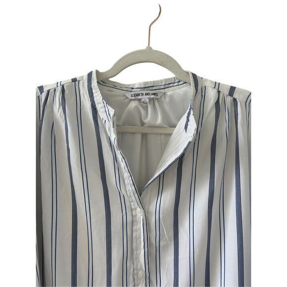 Elizabeth and James Joana Striped Tunic Mini Dress Women’s Size Medium - Picture 4 of 7